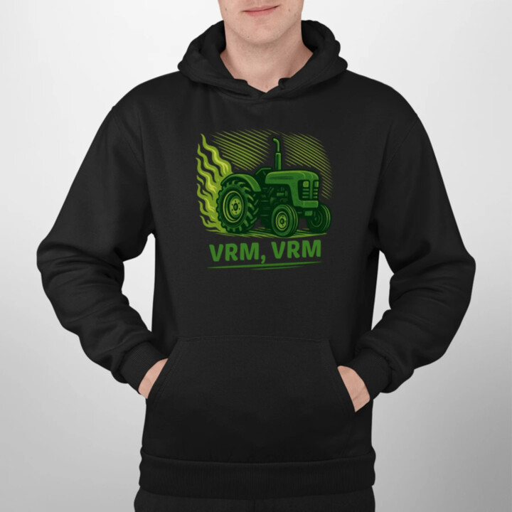 Vrm, vrm - traktor  - pánska mikina s potlačou