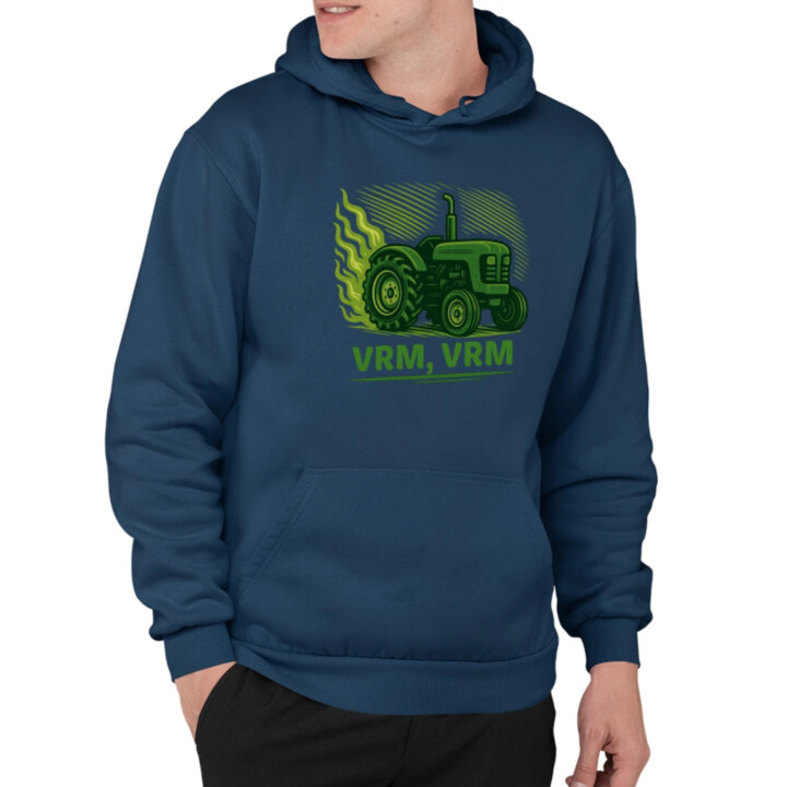 Vrm, vrm - traktor  - pánska mikina s potlačou