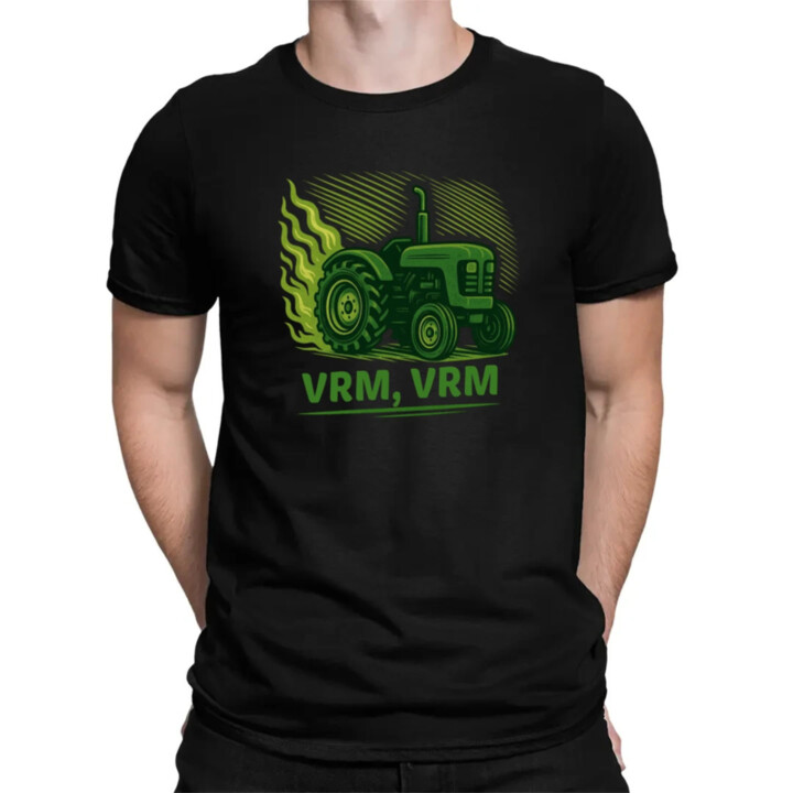 Vrm, vrm - traktor - pánske tričko s potlačou
