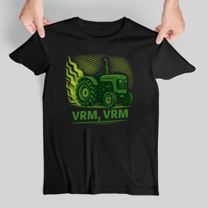 Vrm, vrm - traktor - pánske tričko s potlačou
