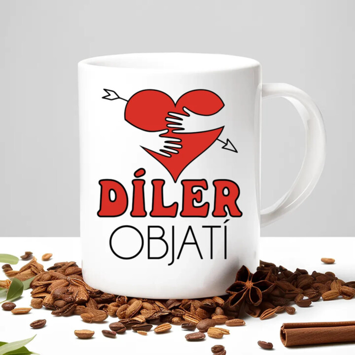 Díler objatí - keramický hrnček s potlačou