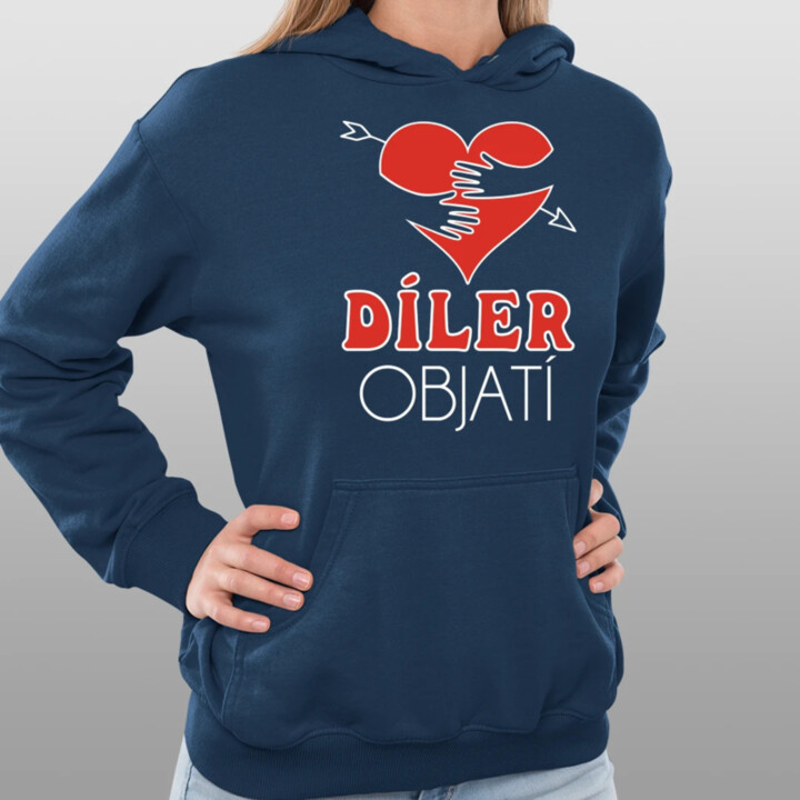 Díler objatí  - dámska mikina s potlačou