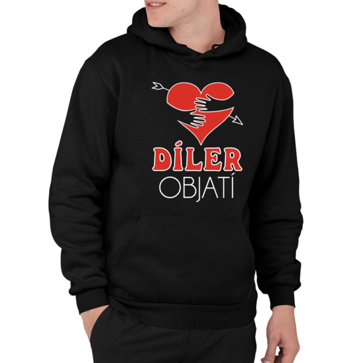 Díler objatí  - pánska mikina s potlačou