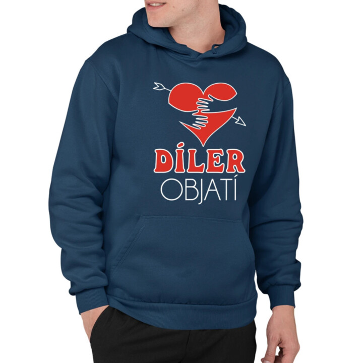 Díler objatí  - pánska mikina s potlačou