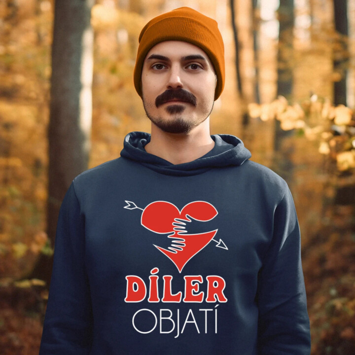 Díler objatí  - pánska mikina s potlačou