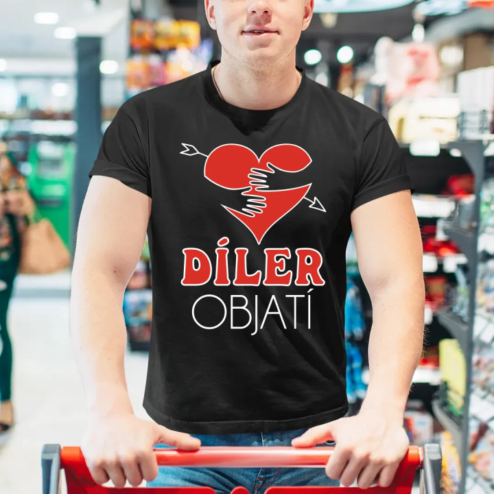 Díler objatí - pánske tričko s potlačou