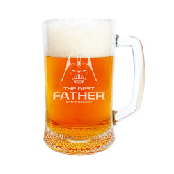 The best father in the galaxy - krígeľ s gravírovaním