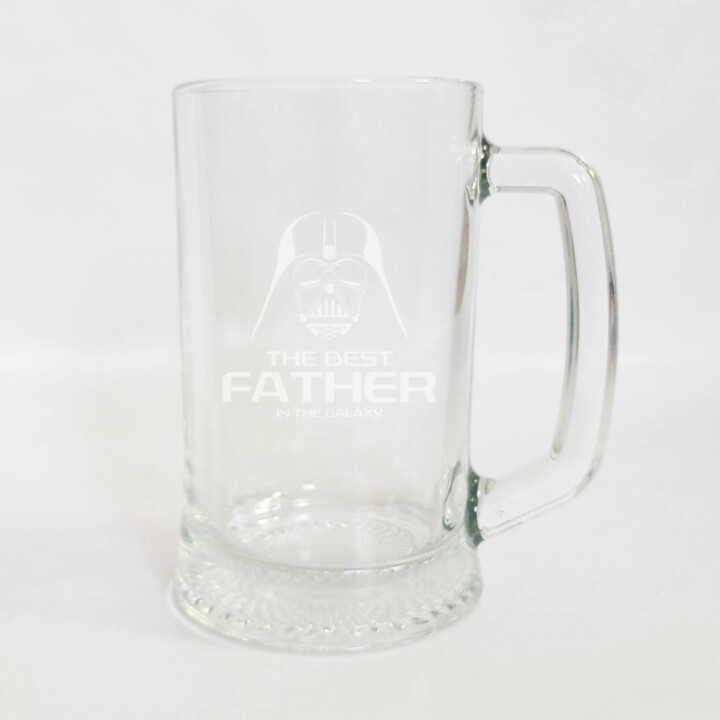 The best father in the galaxy - krígeľ s gravírovaním