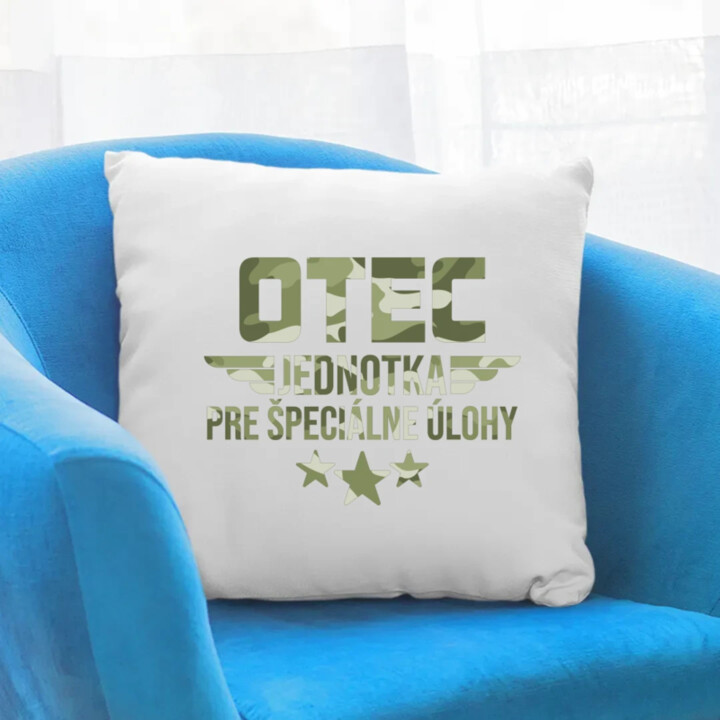 Otec - jednotka pre špeciálne úlohy - vankúš s potlačou