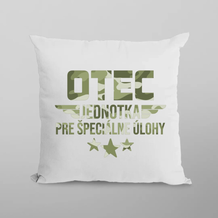 Otec - jednotka pre špeciálne úlohy - vankúš s potlačou