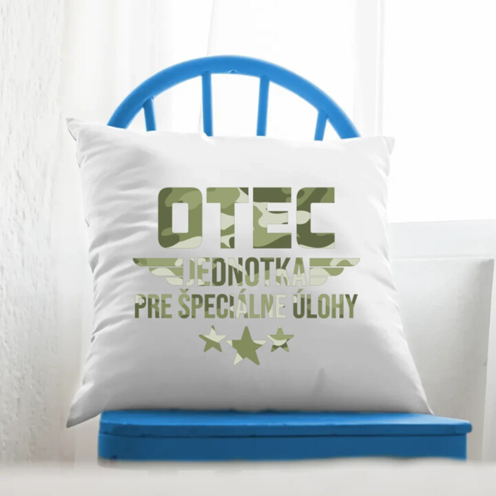 Otec - jednotka pre špeciálne úlohy - vankúš s potlačou