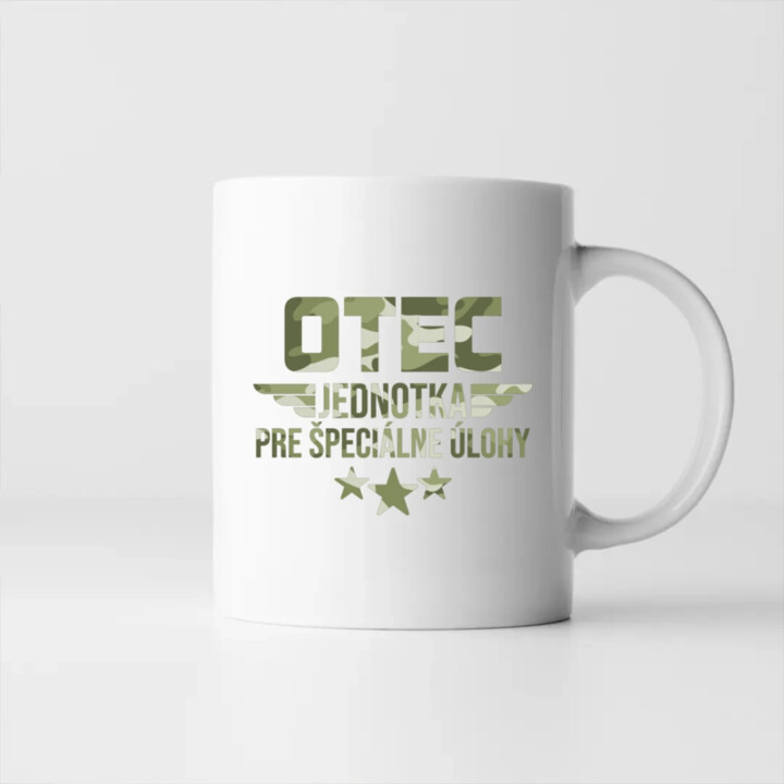 Otec - jednotka pre špeciálne úlohy - keramický hrnček s potlačou