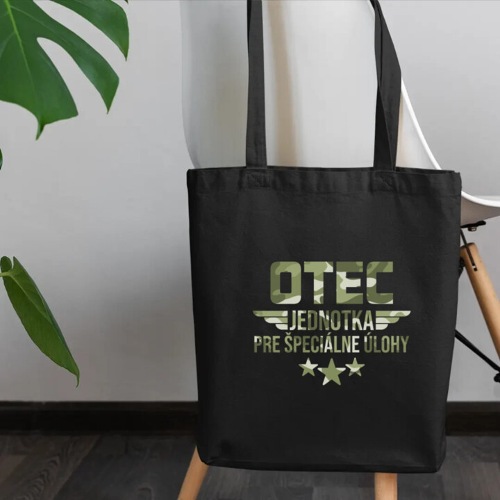 Otec - jednotka pre špeciálne úlohy - taška s potlačou