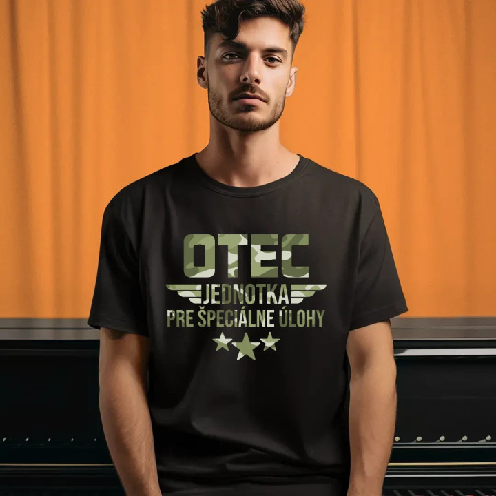 Otec - jednotka pre špeciálne úlohy - pánske tričko s potlačou