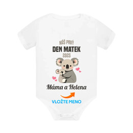 Náš prvý deň matiek v2  - body s potlačou - personalizovaný produkt