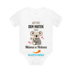 Náš prvý deň matiek v2  - body s potlačou - personalizovaný produkt