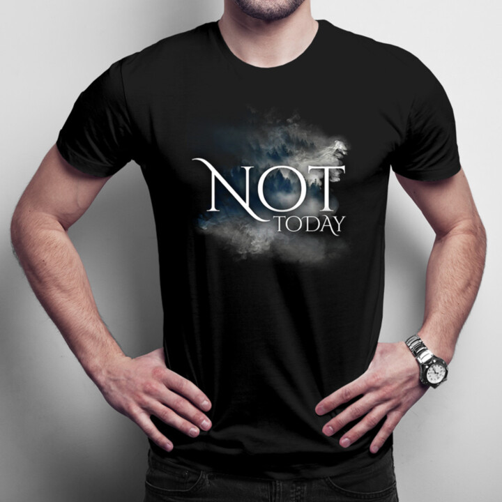 Not today - pánske tričko s potlačou