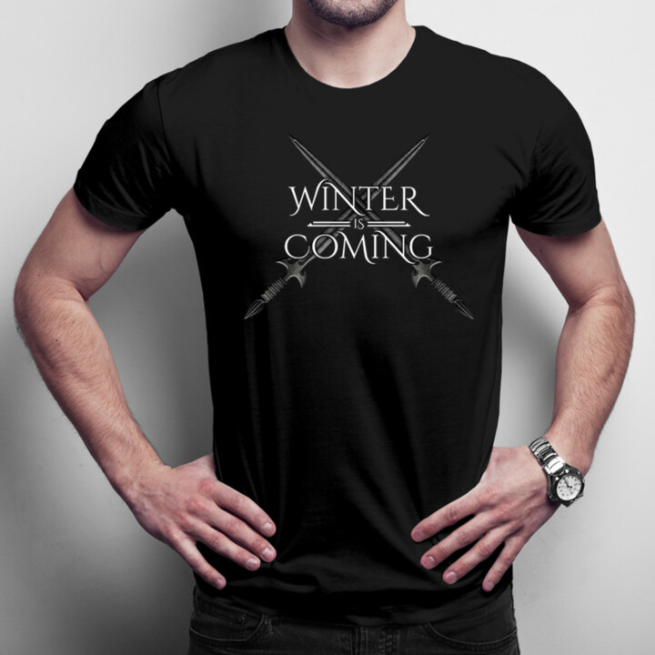 Winter is coming - pánske  tričko s potlačou