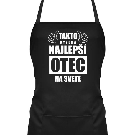 Takto vyzerá najlepší otec na svete - zástera s potlačou