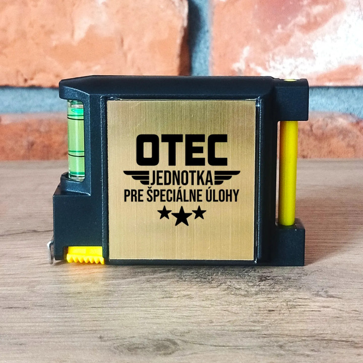 Otec - jednotka pre špeciálne úlohy - zviňovací meter s gravírovaním