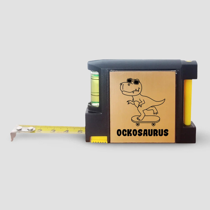 Ockosaurus - zviňovací meter s gravírovaním