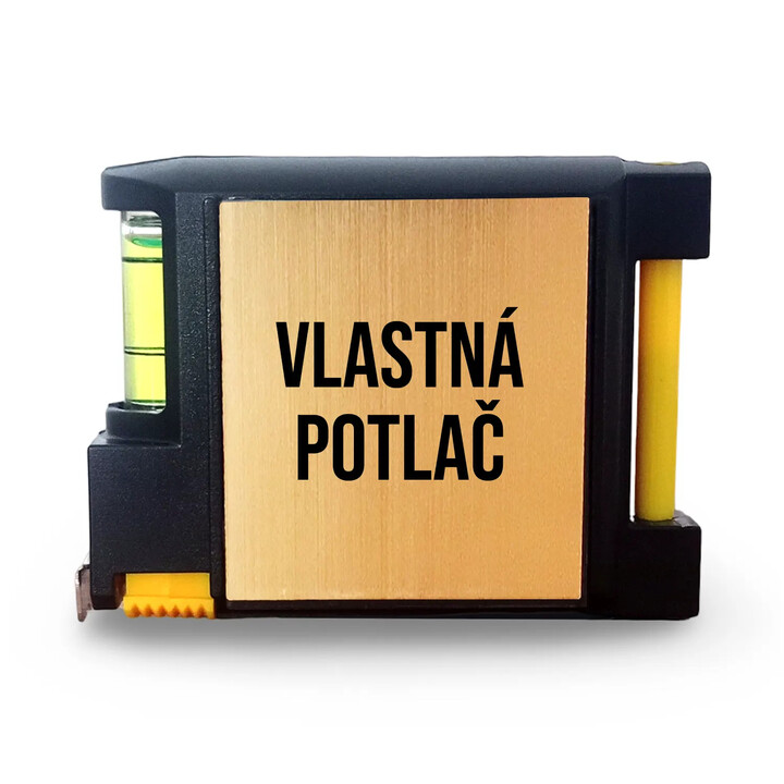 Zviňovací meter s gravírovaním - produkt s vlastnou potlačou