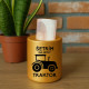 Šetrím na nový traktor - zlatá keramická pokladnička s gravírovaním