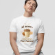 Mi amore espresso macchiato por favore - pánske tričko s potlačou