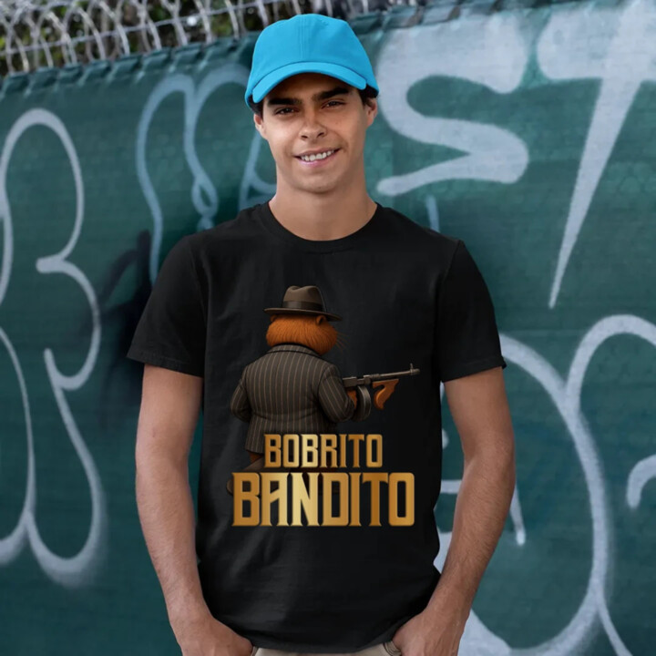 Bobrito Bandito - pánske tričko s potlačou
