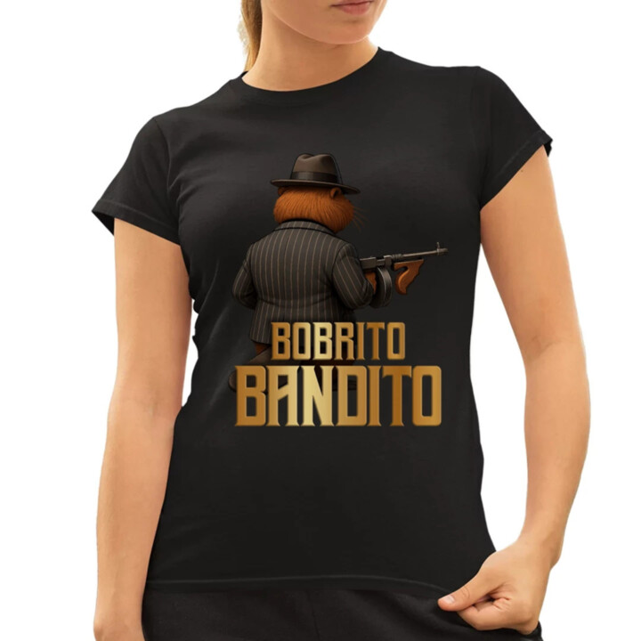 Bobrito Bandito - dámske tričko s potlačou