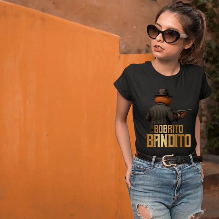 Bobrito Bandito - dámske tričko s potlačou