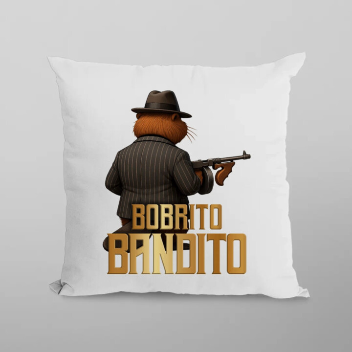 Bobrito Bandito - vankúš s potlačou
