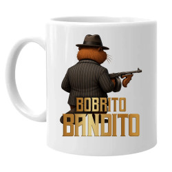 Bobrito Bandito - keramický hrnček s potlačou