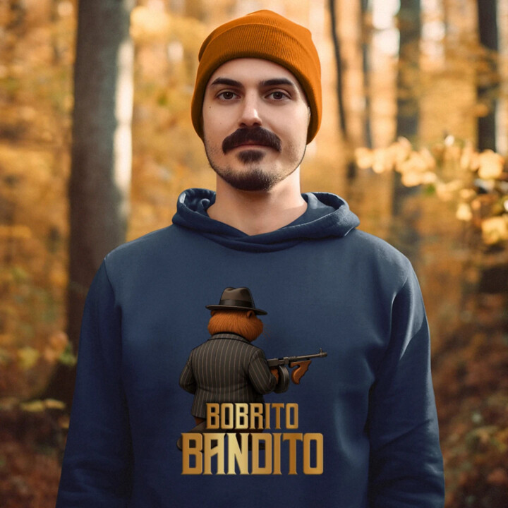 Bobrito Bandito - pánska mikina s potlačou