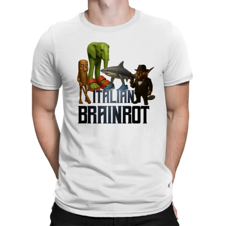 Italian Brainrot - pánske tričko s potlačou