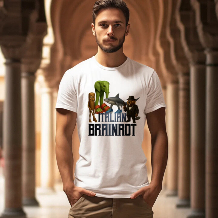 Italian Brainrot - pánske tričko s potlačou