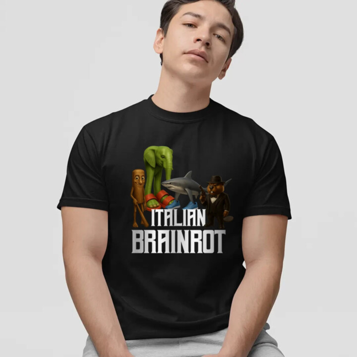 Italian Brainrot - pánske tričko s potlačou
