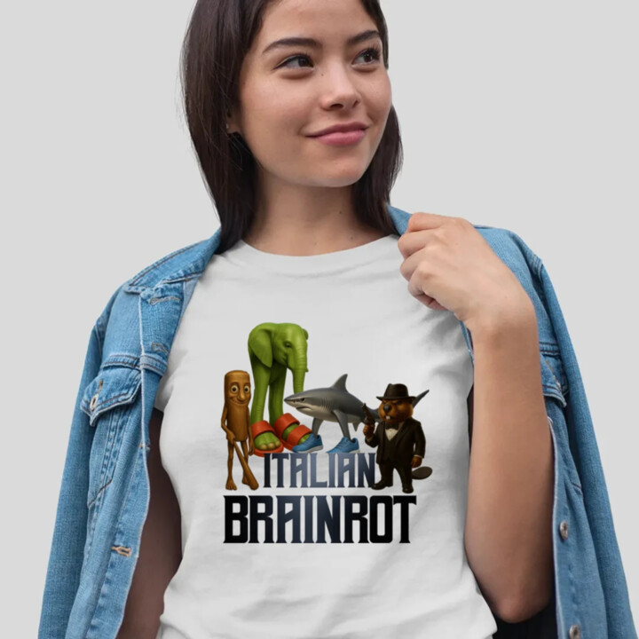 Italian Brainrot - dámske tričko s potlačou