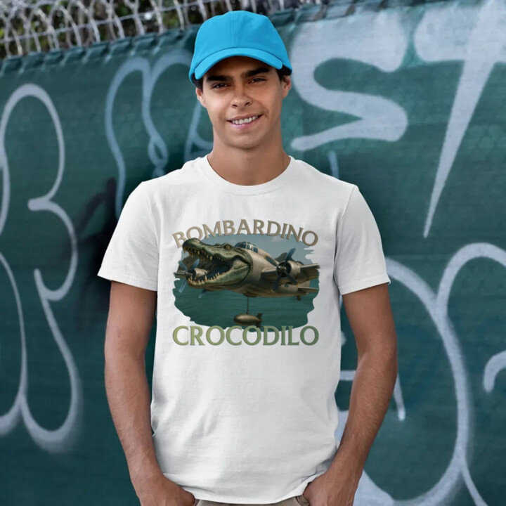 Bombardino Crocodilo - pánske tričko s potlačou