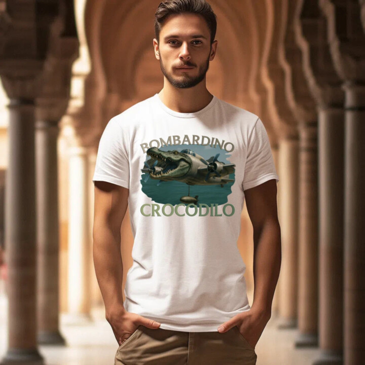 Bombardino Crocodilo - pánske tričko s potlačou