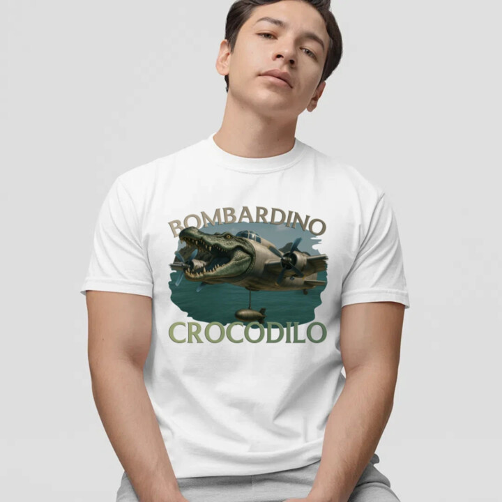 Bombardino Crocodilo - pánske tričko s potlačou