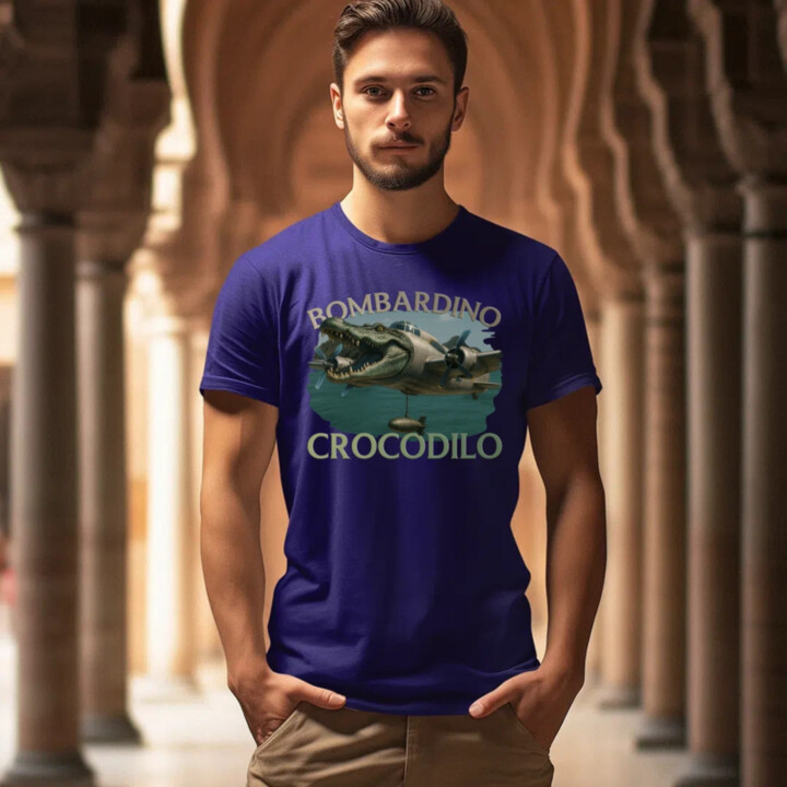 Bombardino Crocodilo - pánske tričko s potlačou