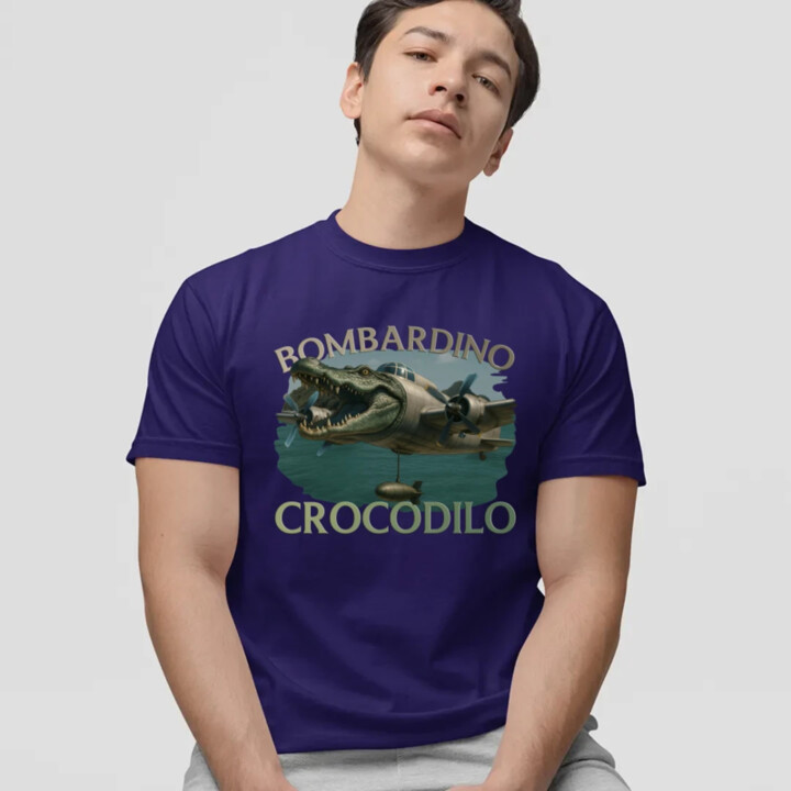 Bombardino Crocodilo - pánske tričko s potlačou