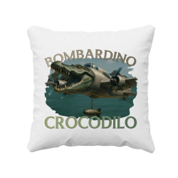 Bombardino Crocodilo - vankúš s potlačou