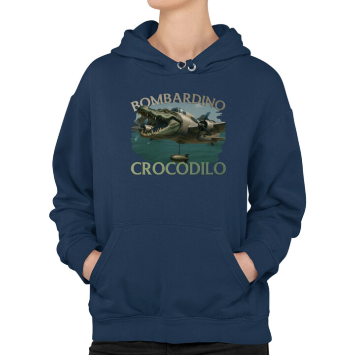 Bombardino Crocodilo  - dámska mikina s potlačou