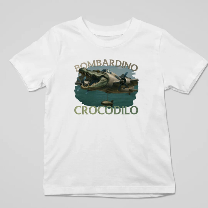 Bombardino Crocodilo - detské tričko s potlačou