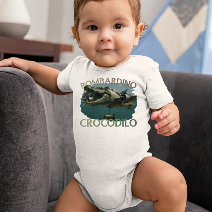 Bombardino Crocodilo  - body s potlačou