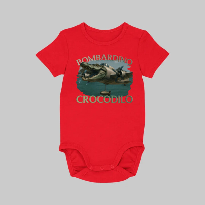 Bombardino Crocodilo  - body s potlačou