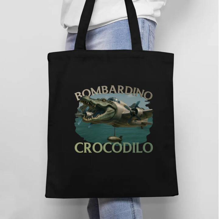 Bombardino Crocodilo - taška s potlačou