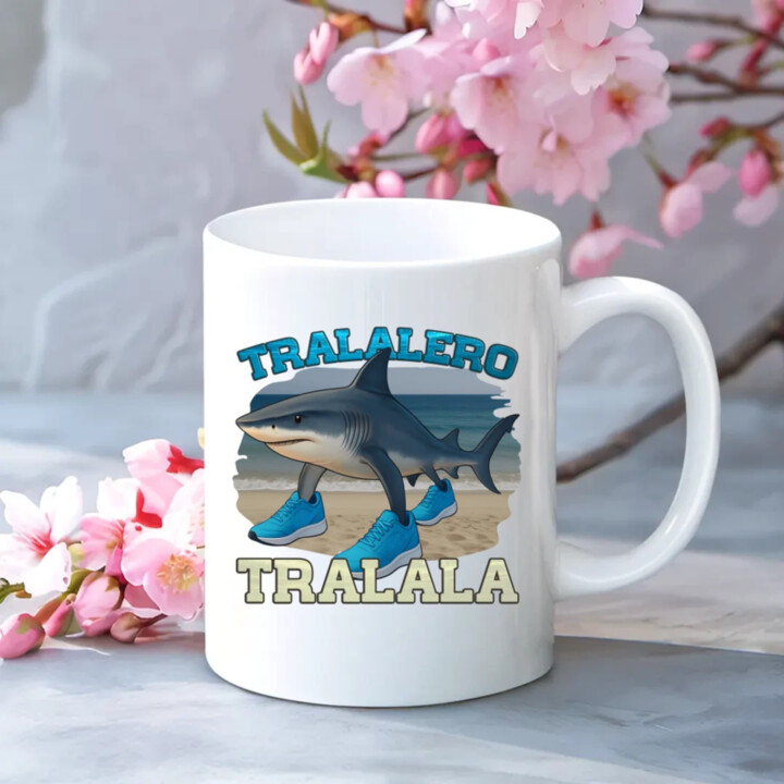 Tralalero Tralala - keramický hrnček s potlačou